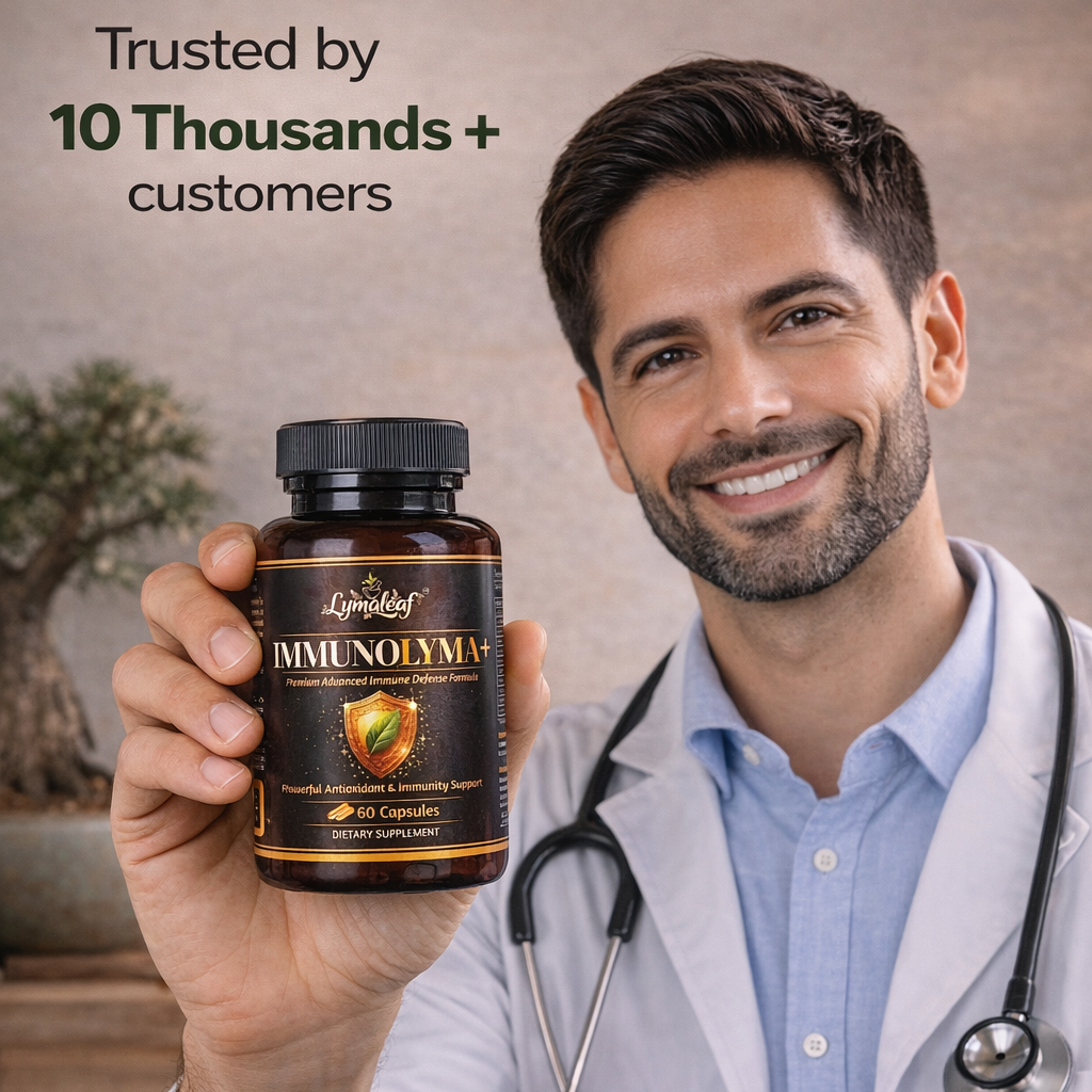 Doctor endorsing IMMUNOLYMA+ supplement