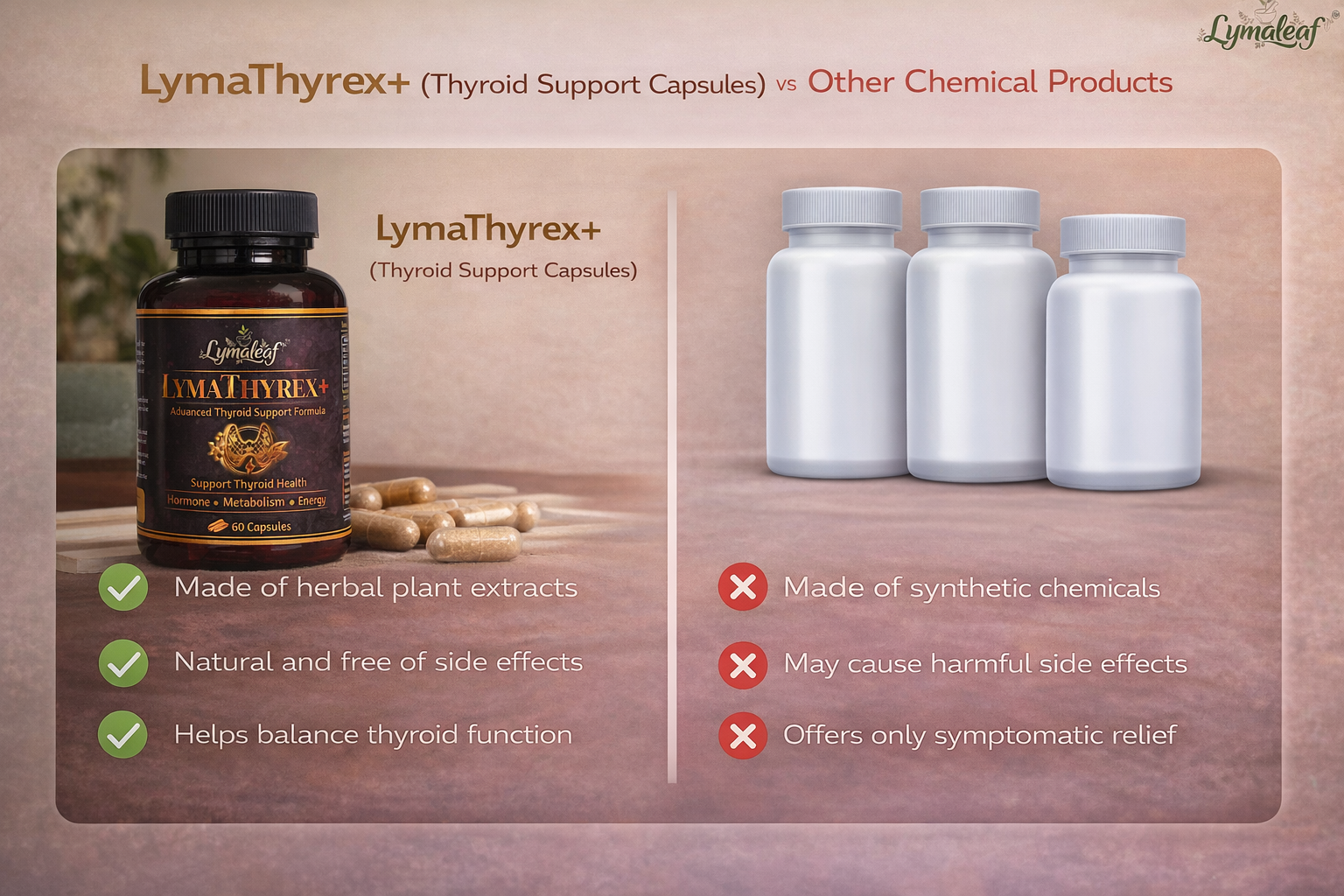 Natural thyroid support vs synthetic products